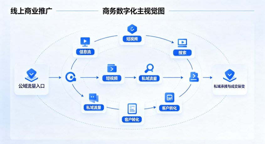 金山屯区线上商业推广怎么做？全域流量闭环搭建与低成本转化实战指南